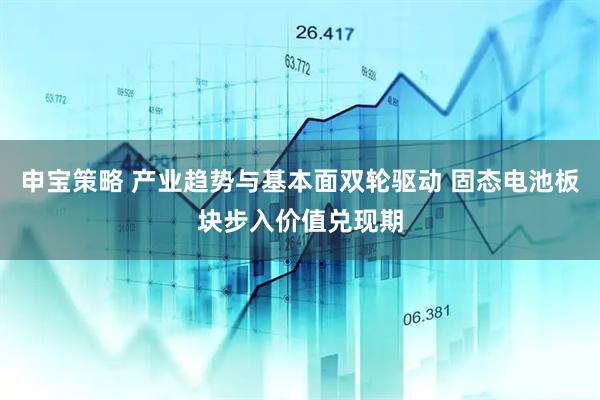 申宝策略 产业趋势与基本面双轮驱动 固态电池板块步入价值兑现期