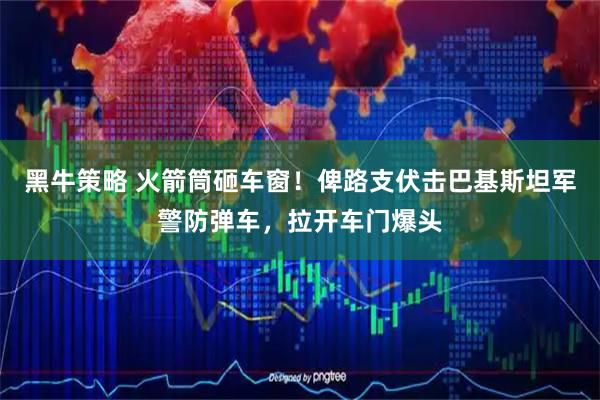 黑牛策略 火箭筒砸车窗！俾路支伏击巴基斯坦军警防弹车，拉开车门爆头